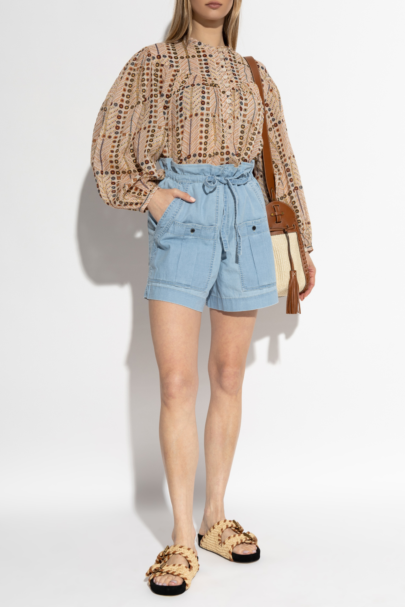 ショートパンツ MARANT ETOILE 'Valdina' shorts Light Blue Marant Etoile Denim shorts 'Valdina' | Women's Clothing | Vitkac